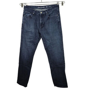 Amazon Essentials Athletic Fit Denim Jeans Men Size 34 x 32 Dark Wash Blue